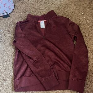 Cinch Women's Maroon Quarter-Zip Sweater